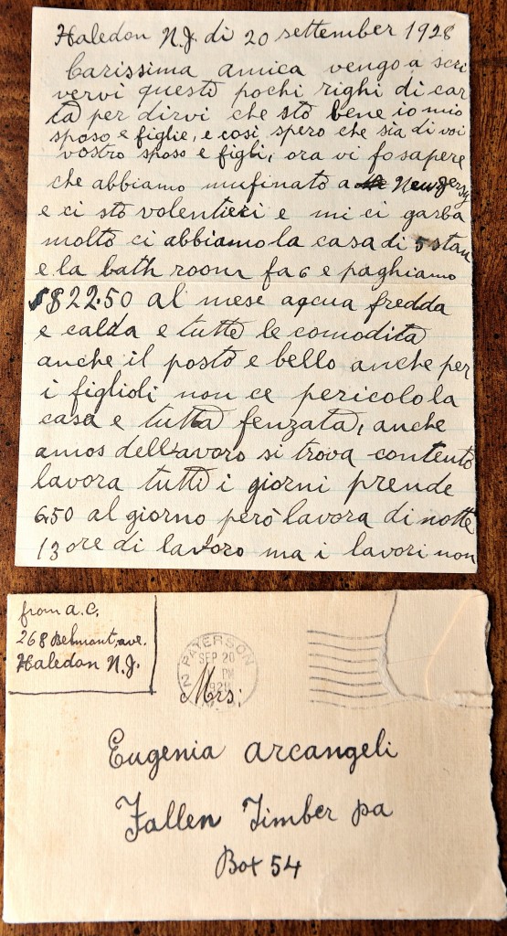 A Letter In Italian Sheetar