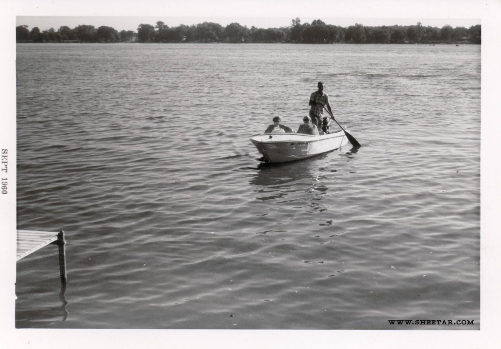 "Mid, Alvin & I on the lake"